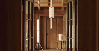 Hexagonal Glass Pendant Lamp