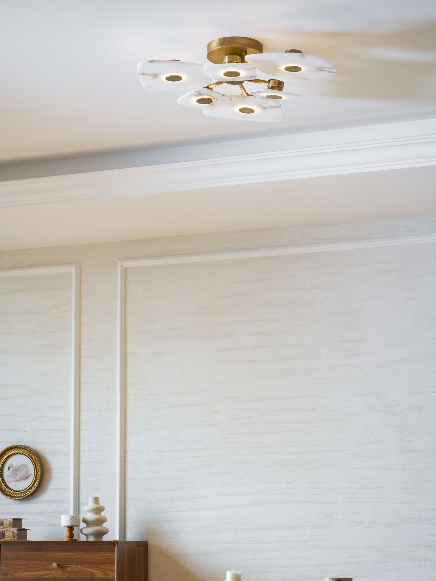 Holmdel Alabaster Ceiling Lamp