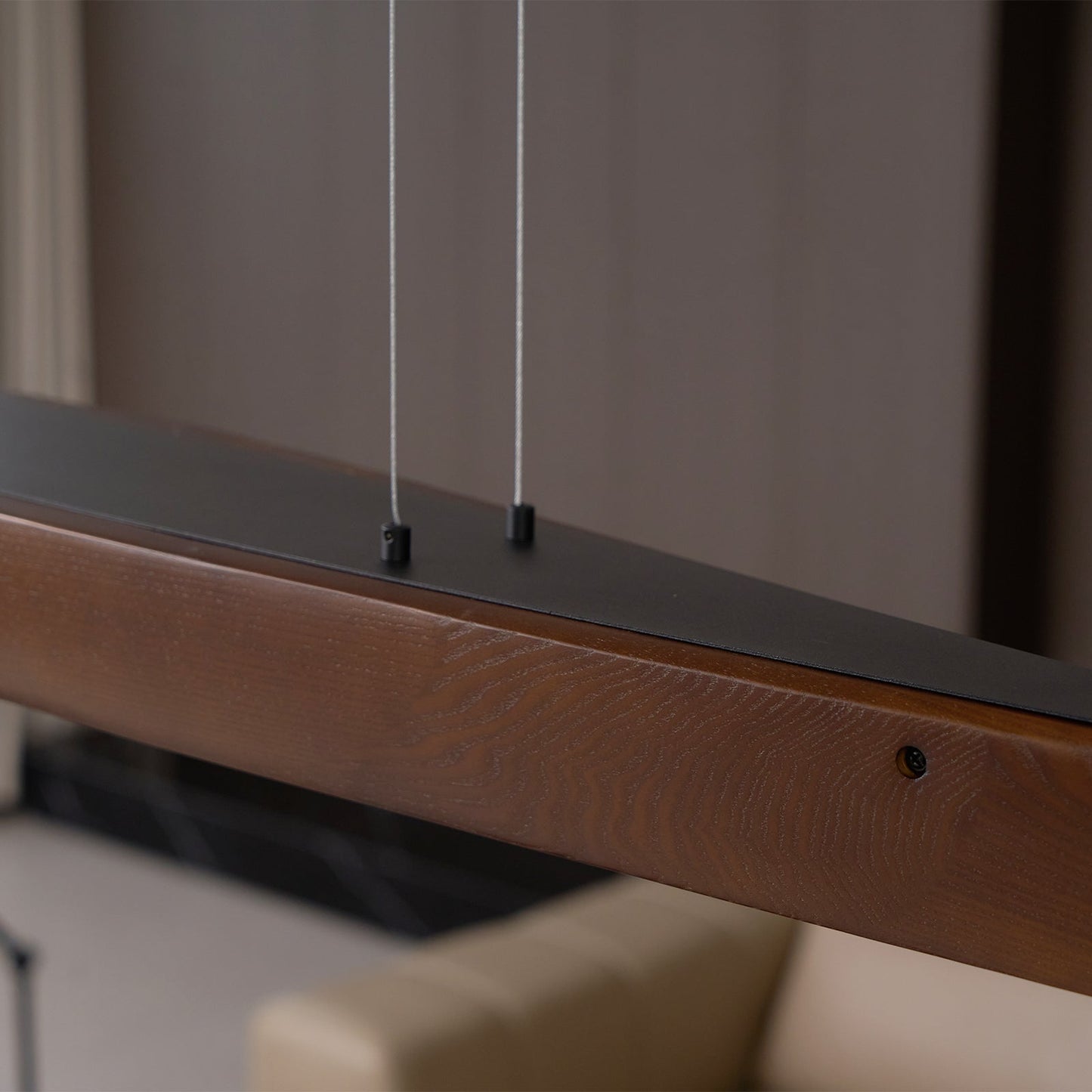 Horizon Linear Wood Pendant Lamp