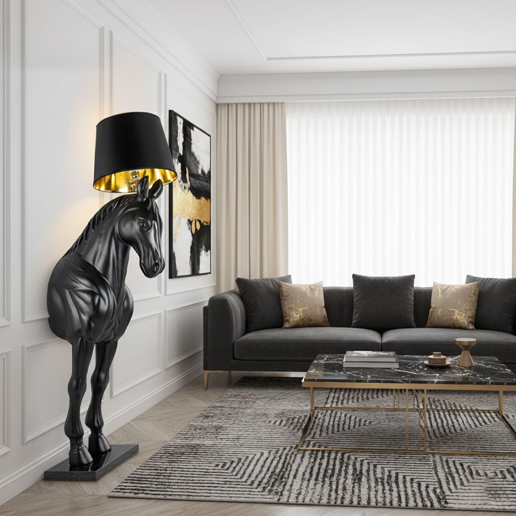 Horse Statue Floor Lamp