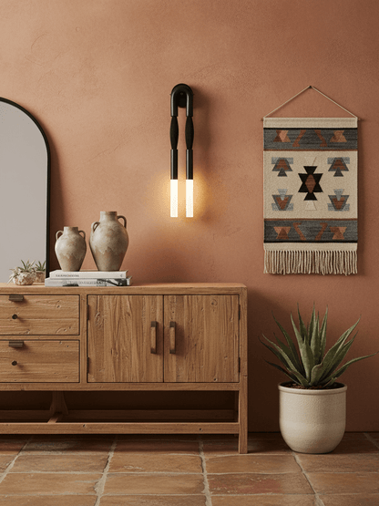 Horsehair Wall Lamp