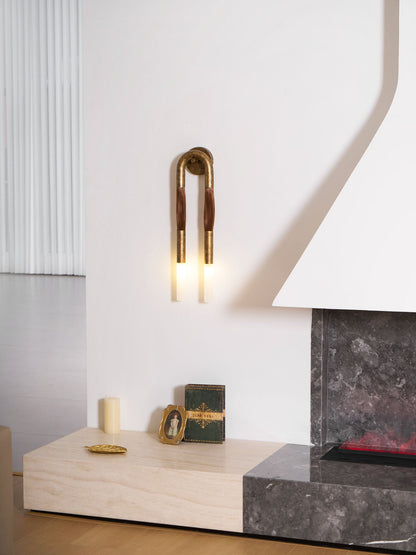 Horsehair Wall Lamp