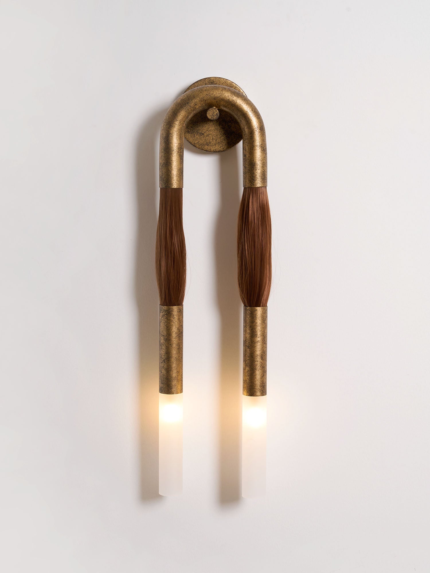 Horsehair Wall Lamp