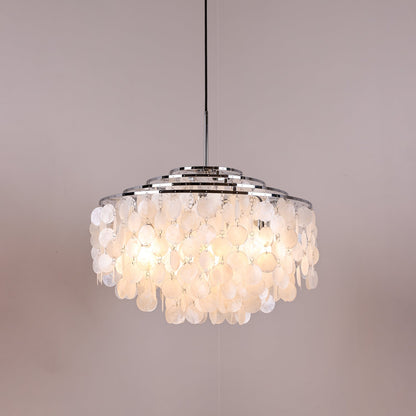 Round Shell Chandelier
