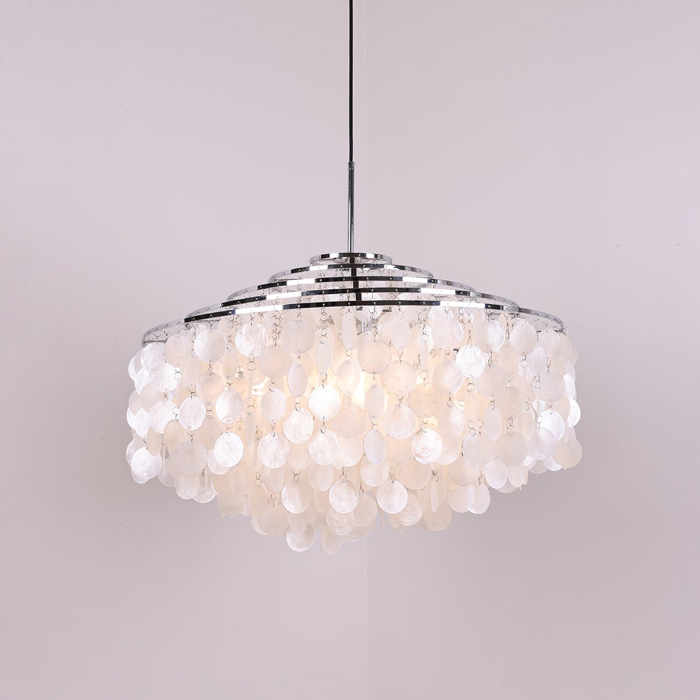 Round Shell Chandelier