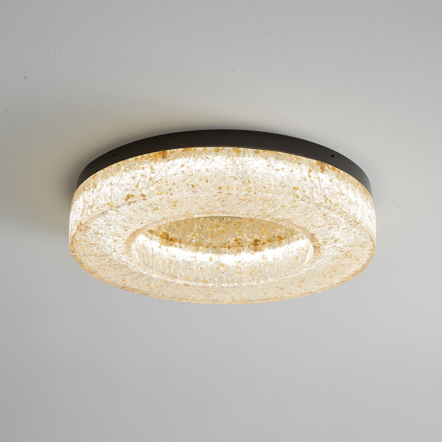 Ice Crack Circle Ceiling Lamp