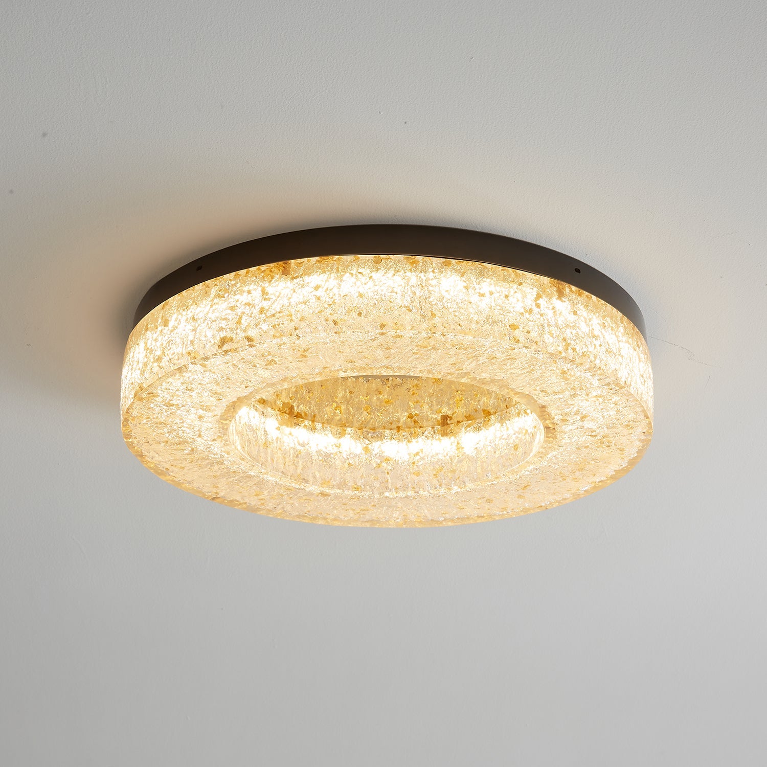 Ice Crack Circle Ceiling Lamp