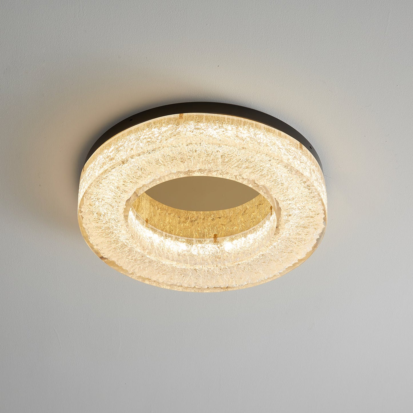 Ice Crack Circle Ceiling Lamp
