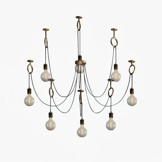 Industrial Spider Chandelier