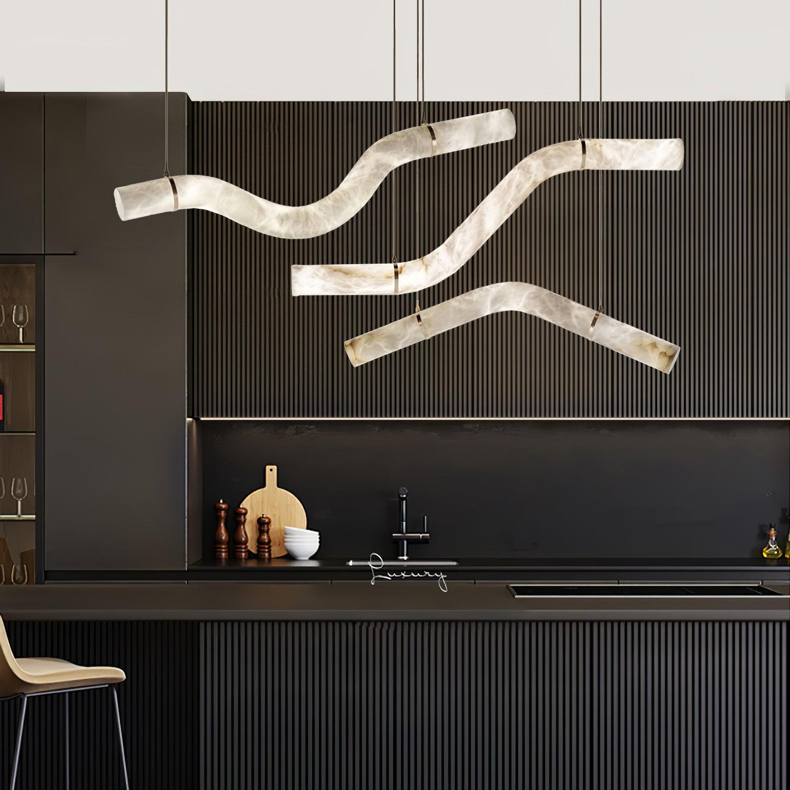 Infinity Alabaster Pendant Lamp