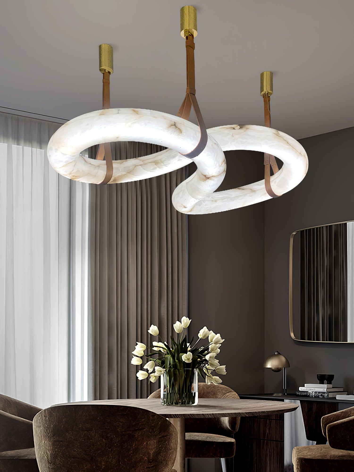 Infinity Alabaster Pendant Lamp