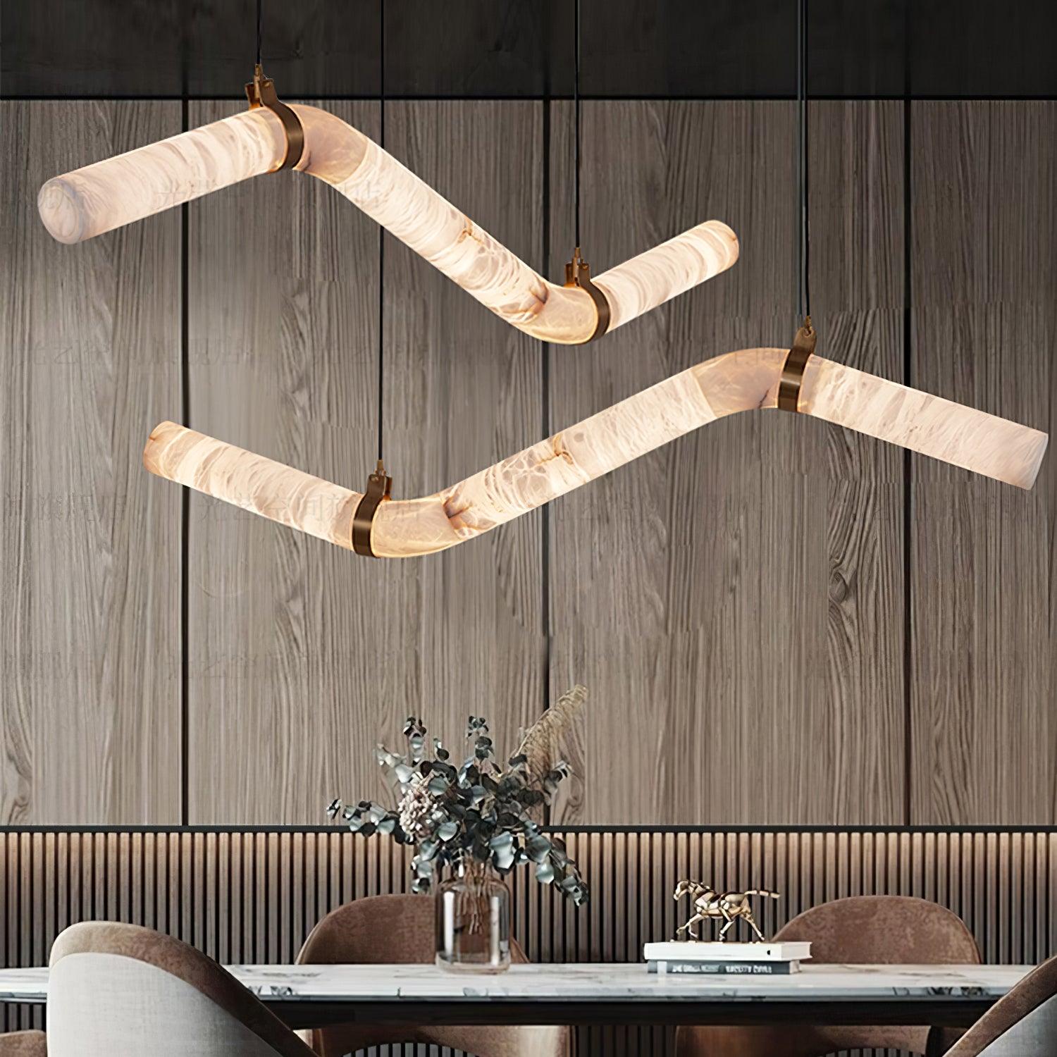Infinity Alabaster Pendant Lamp