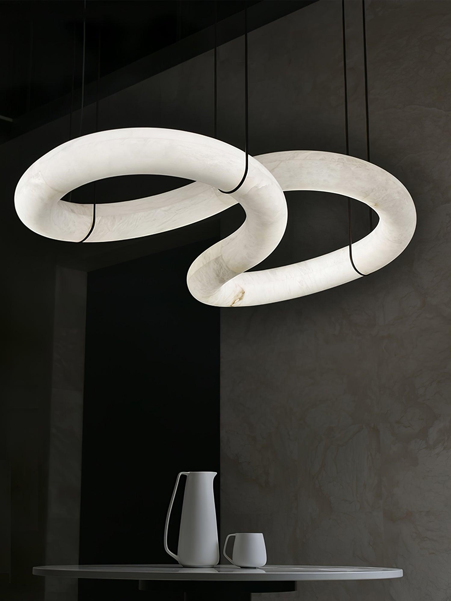 Infinity Alabaster Pendant Lamp