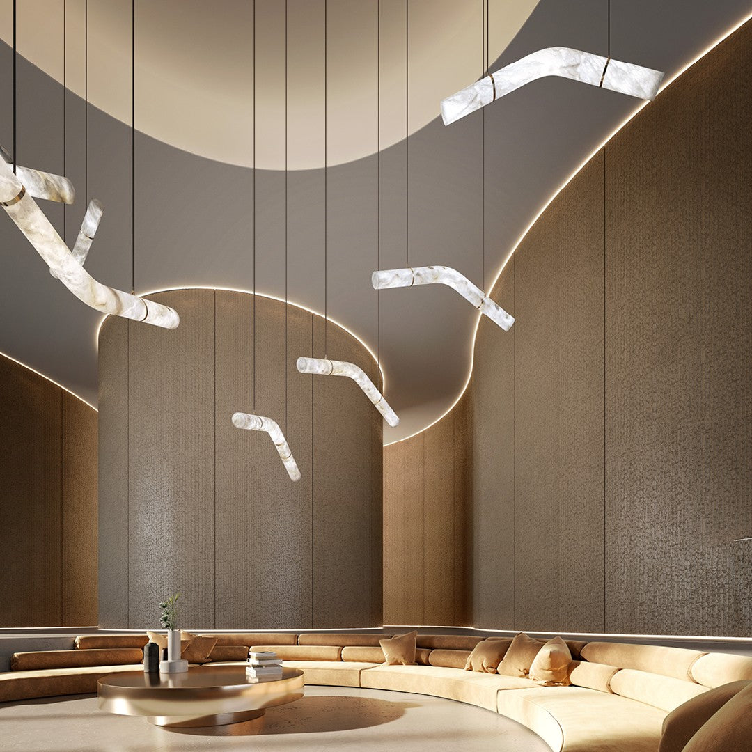 Infinity Alabaster Pendant Lamp