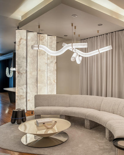 Infinity Alabaster Pendant Lamp