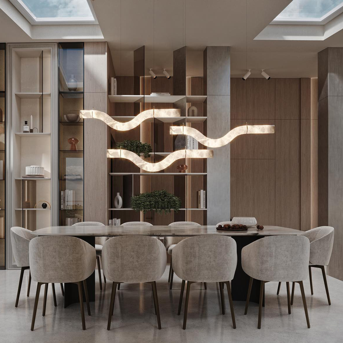 Infinity Alabaster Pendant Lamp