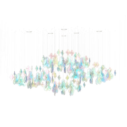Iris Iridescent Blossom Chandelier