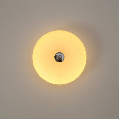 Ivory Ripple Ceiling Light