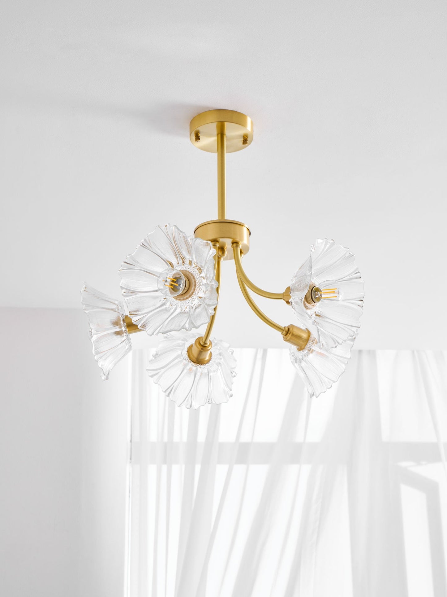 Kalin Flower Glass Chandelier