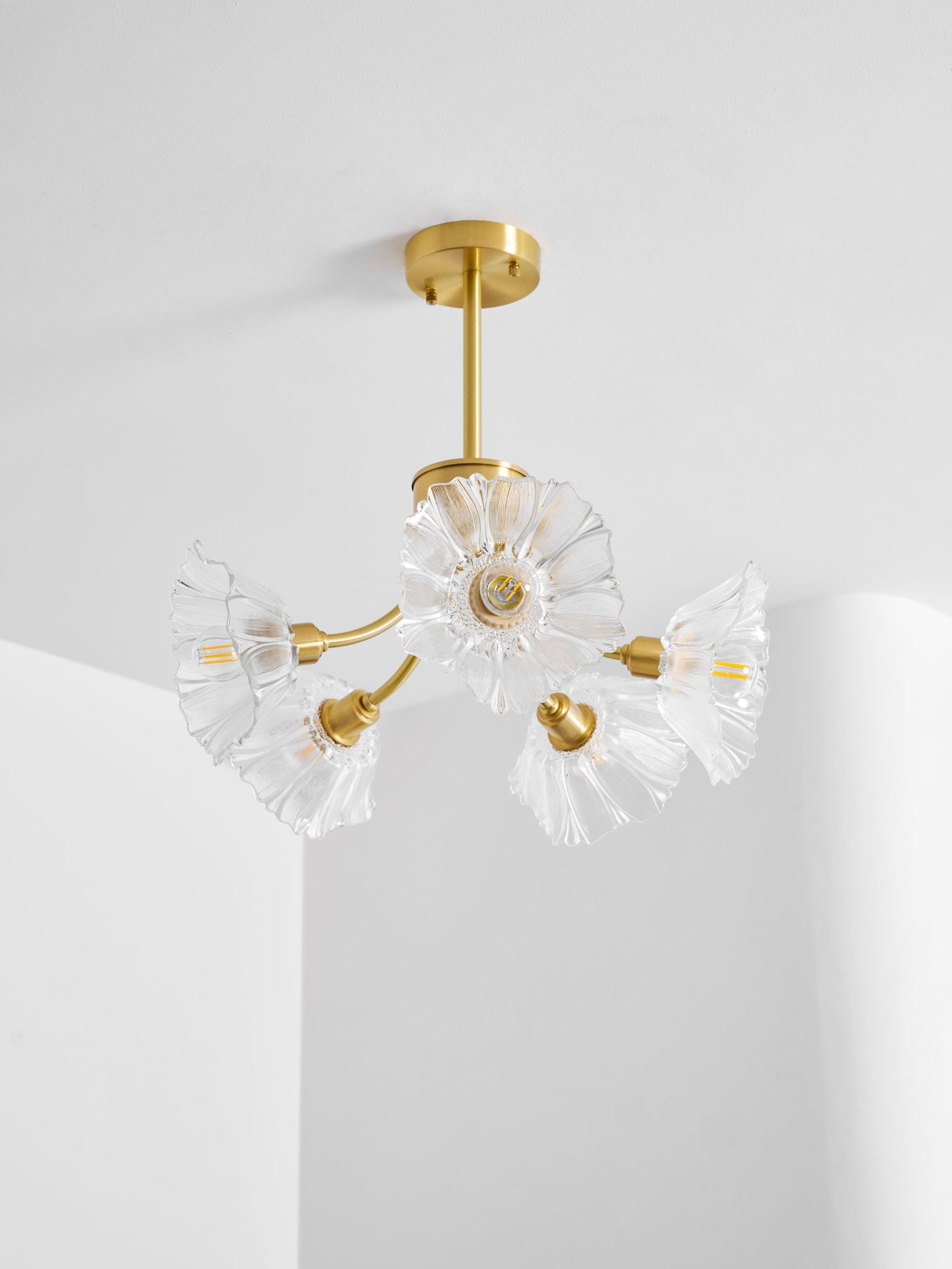 Kalin Flower Glass Chandelier