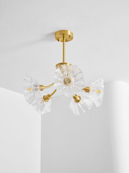 Kalin Flower Glass Chandelier