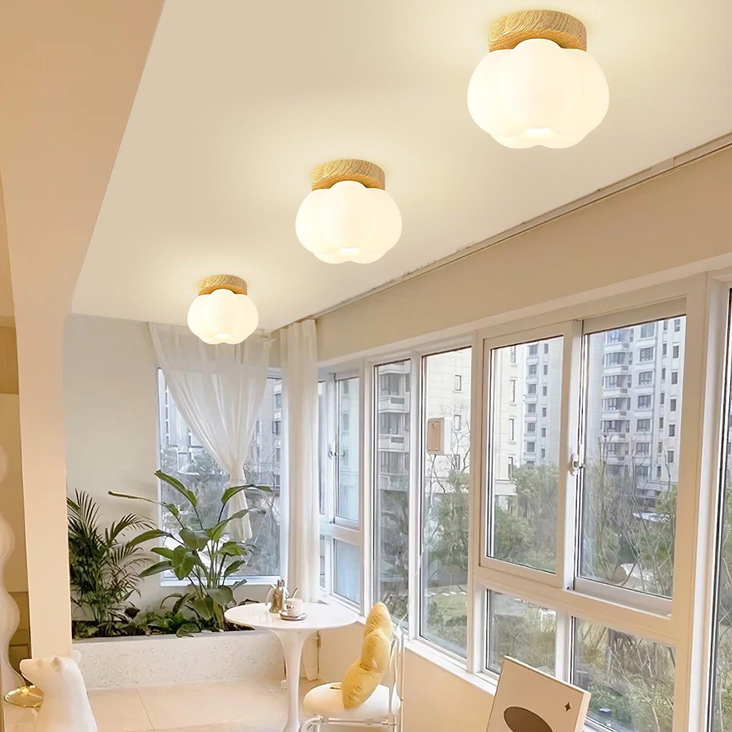 Kapok Flower Mini Ceiling Lamp