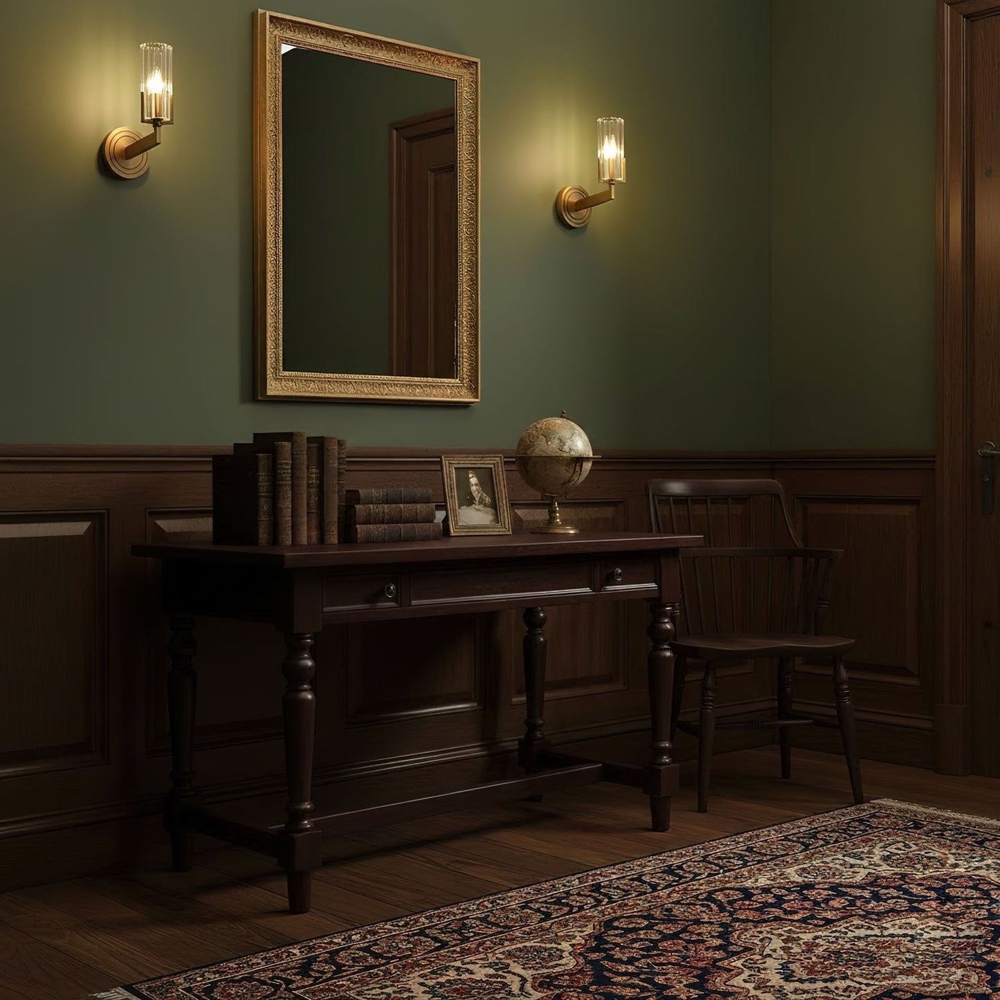 Kayla Brass Wall Lamp