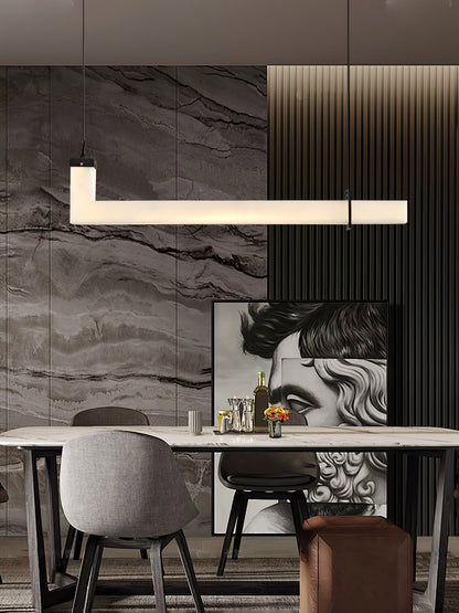 L-Axis Alabaster Pendant Lamp