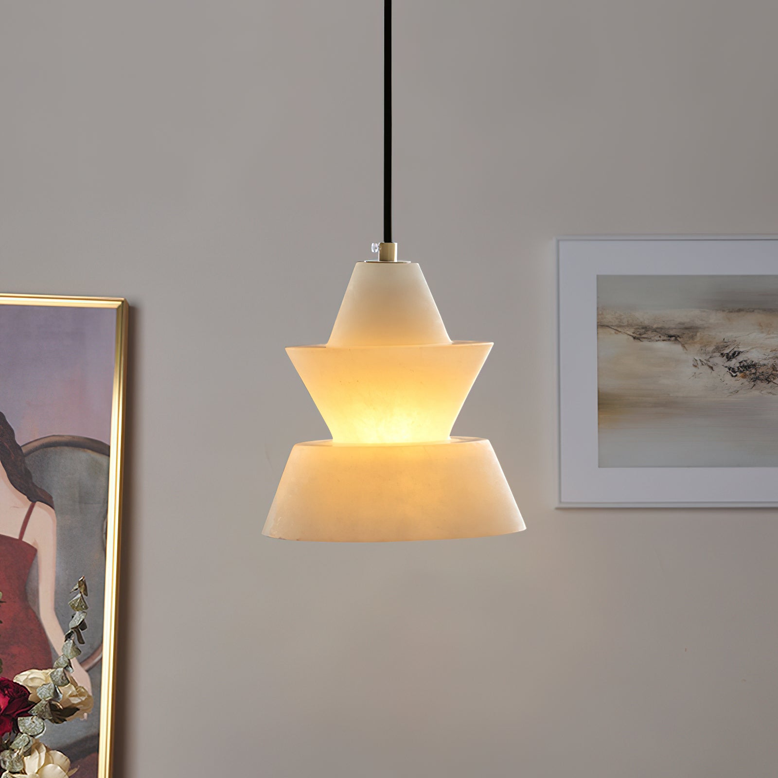 LAB S18 Alabaster Pendant Light