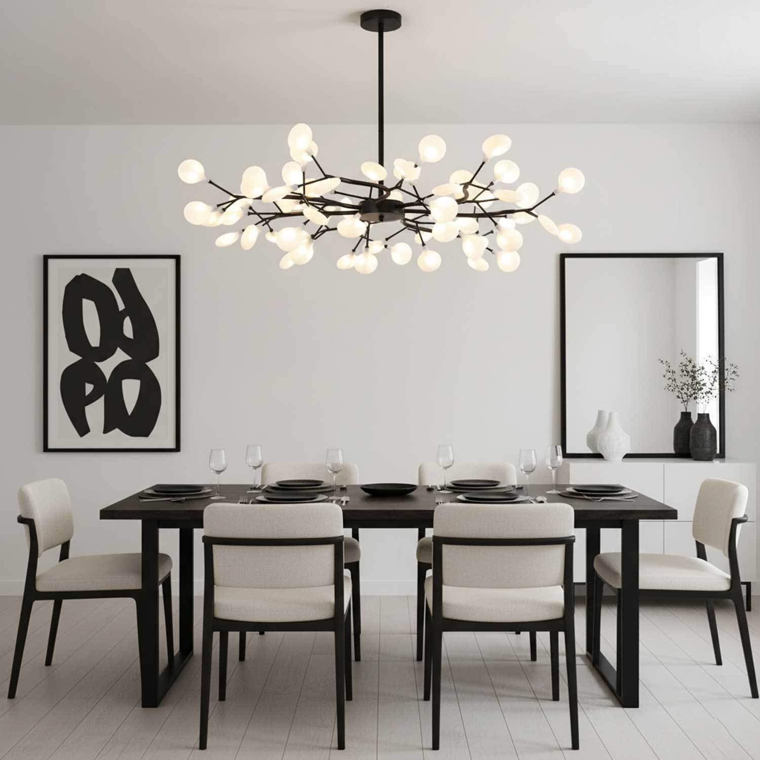 LED Firefly Sputnik Chandelier