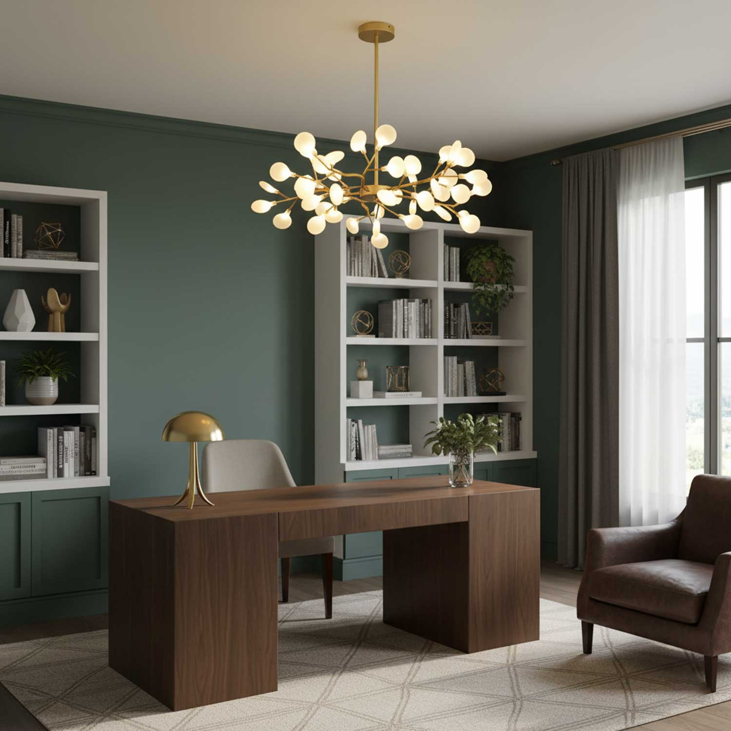 LED Firefly Sputnik Chandelier