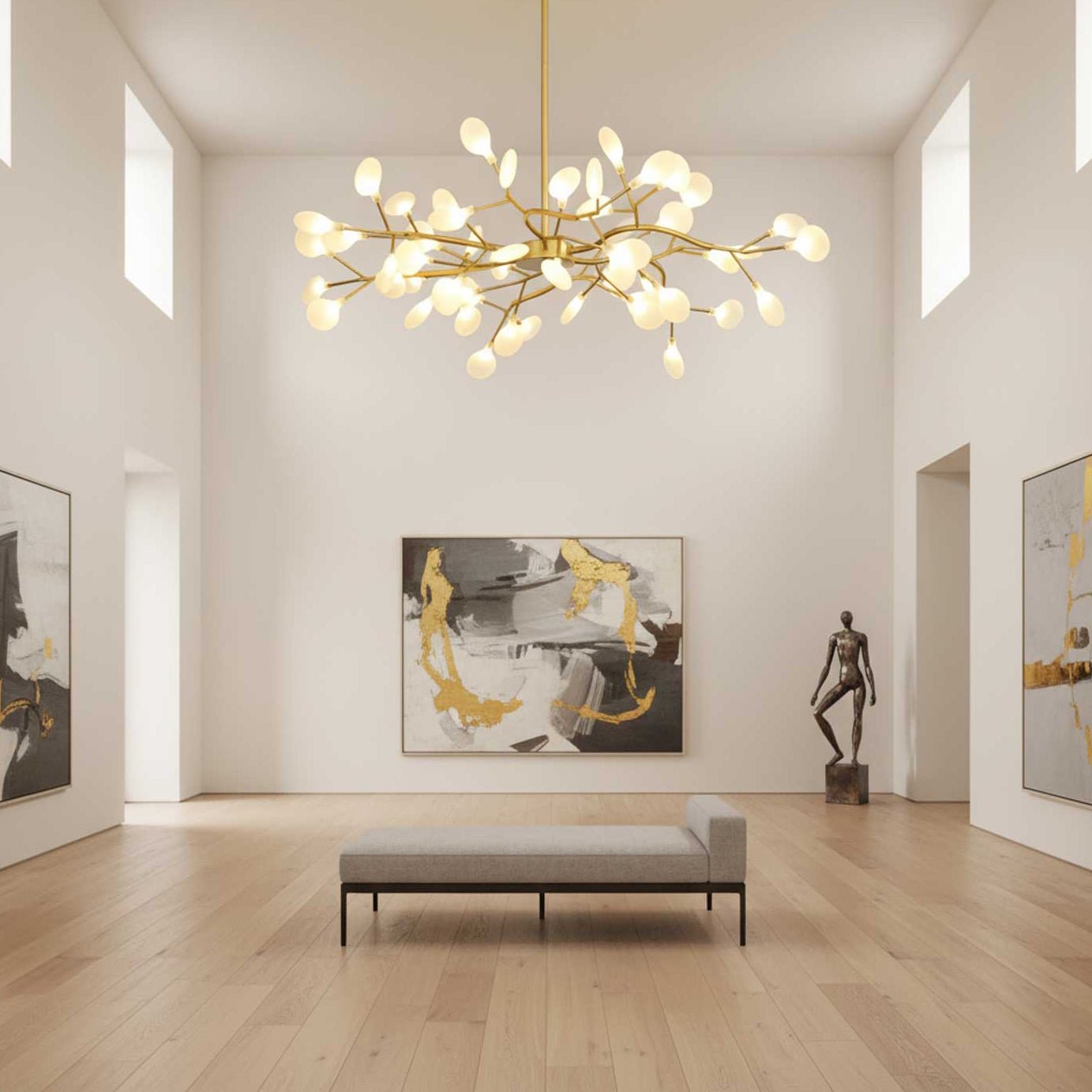 LED Firefly Sputnik Chandelier