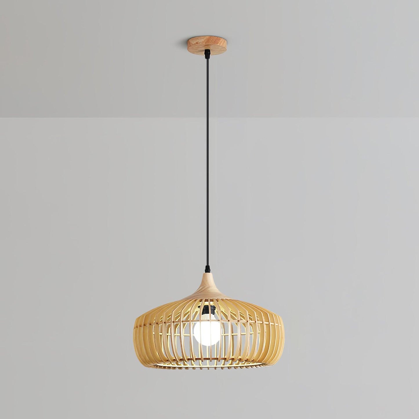 Lattice Nest Wooden Pendant Lamp