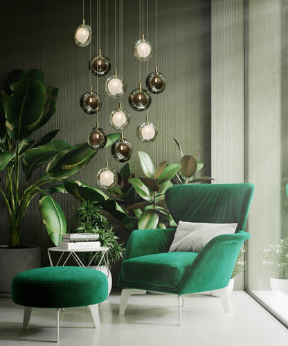 Lens Round Chandelier