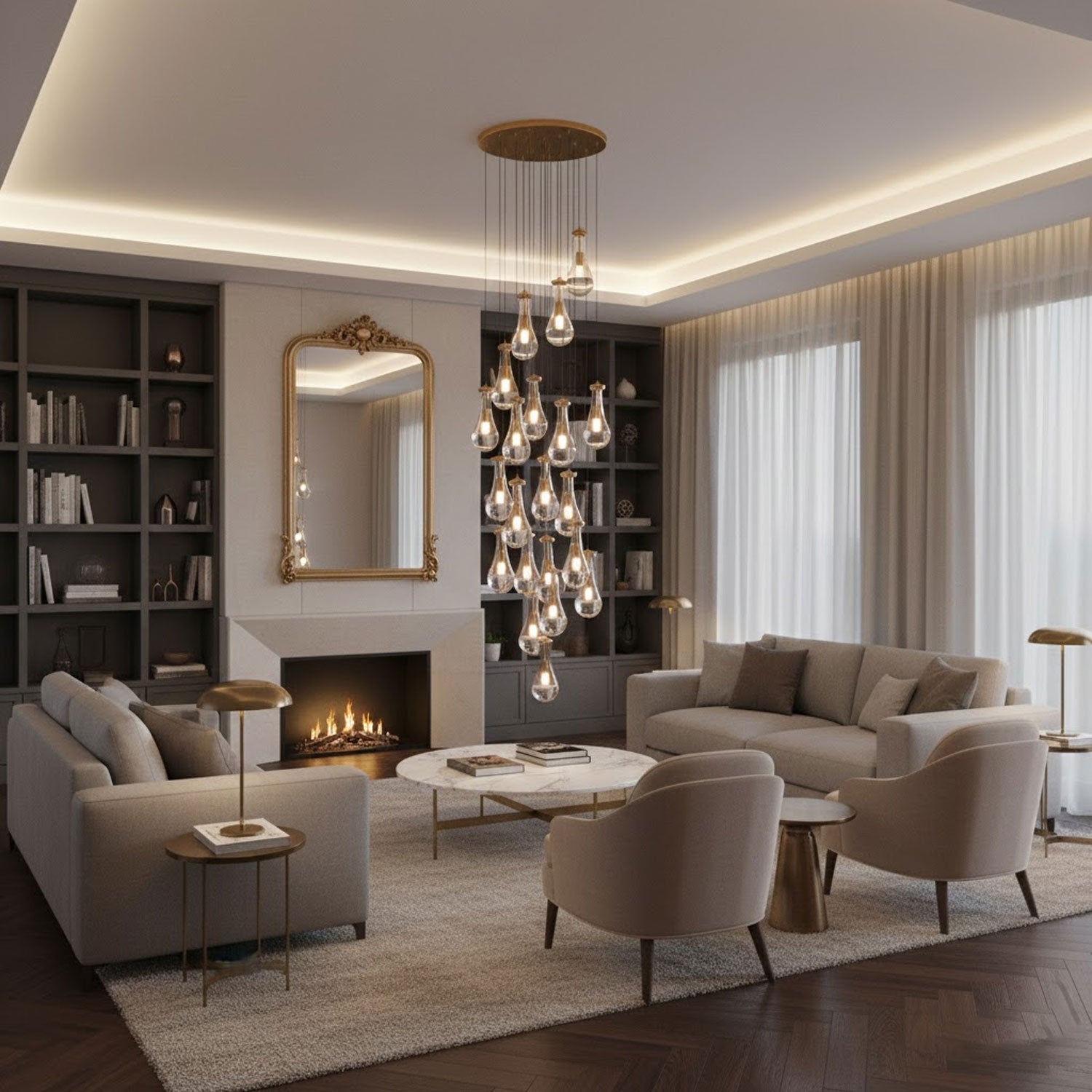 Leontine Glass Pendant Lamp
