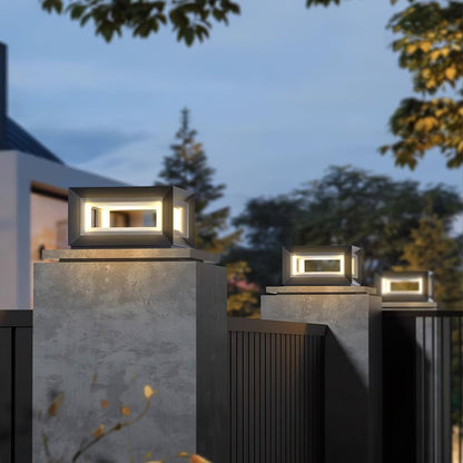 Light Cube Outdoor Post Light