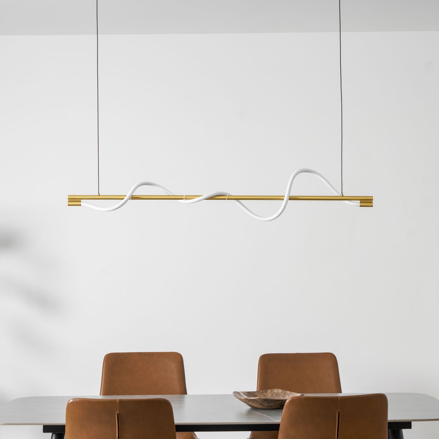 Linear Curve Island Pendant Lamp
