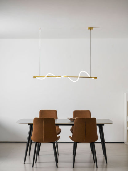 Linear Curve Island Pendant Lamp