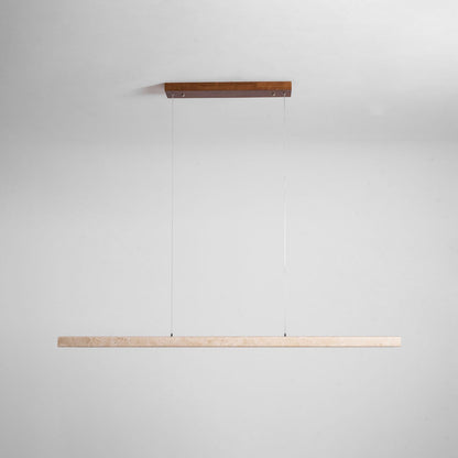 Linear Travertine Pendant Lamp