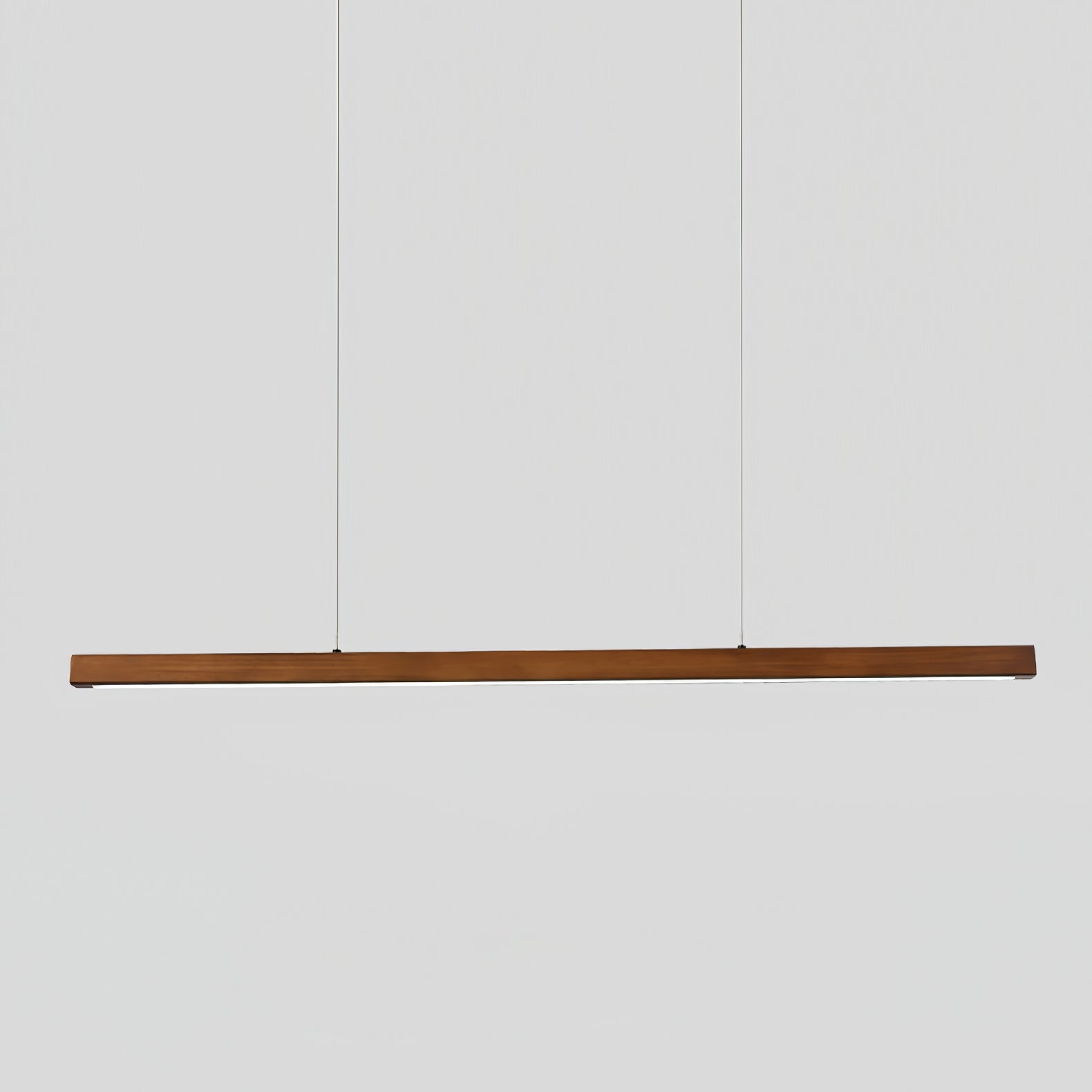 Linear Wooden Pendant Light