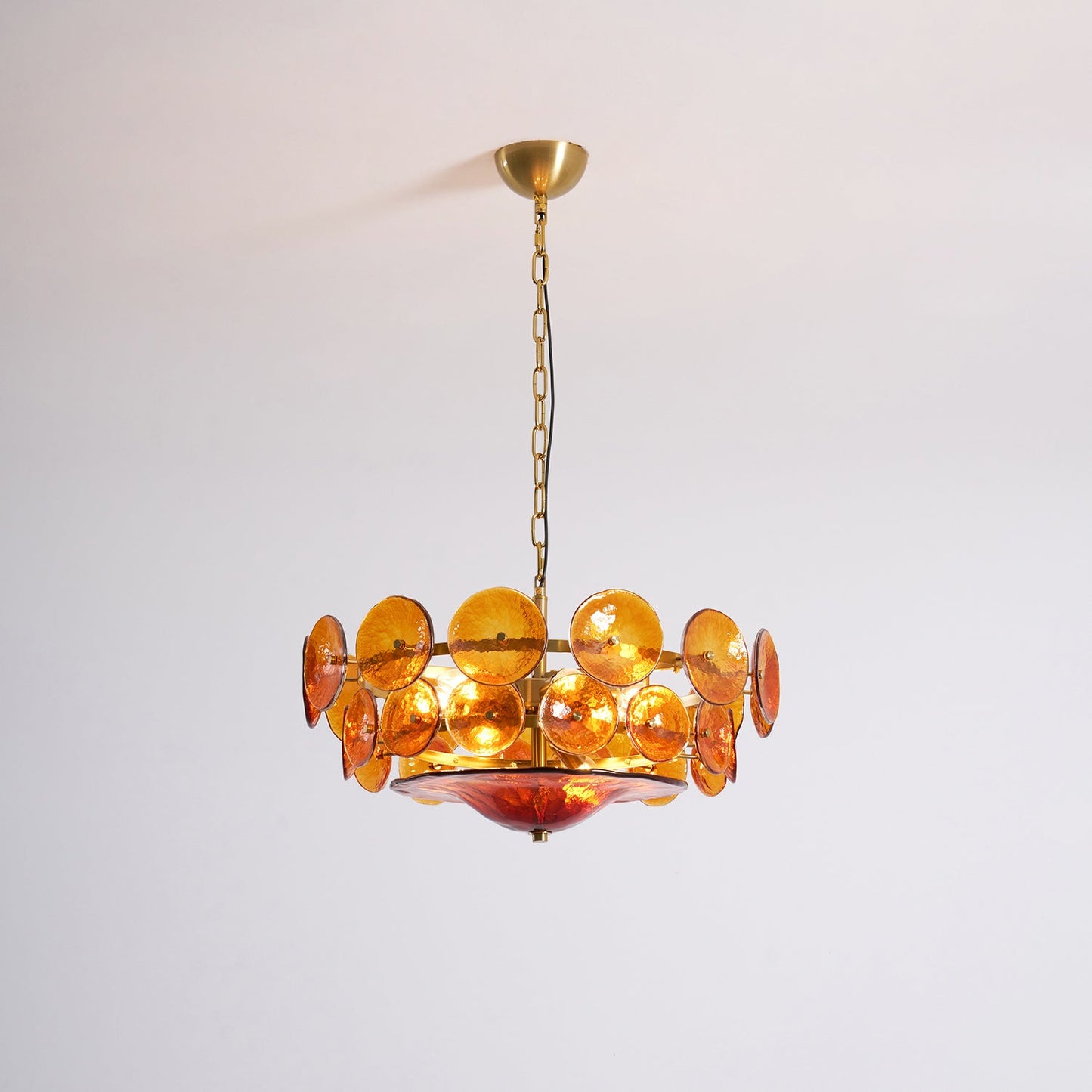 Solaris Disc Murano Chandelier