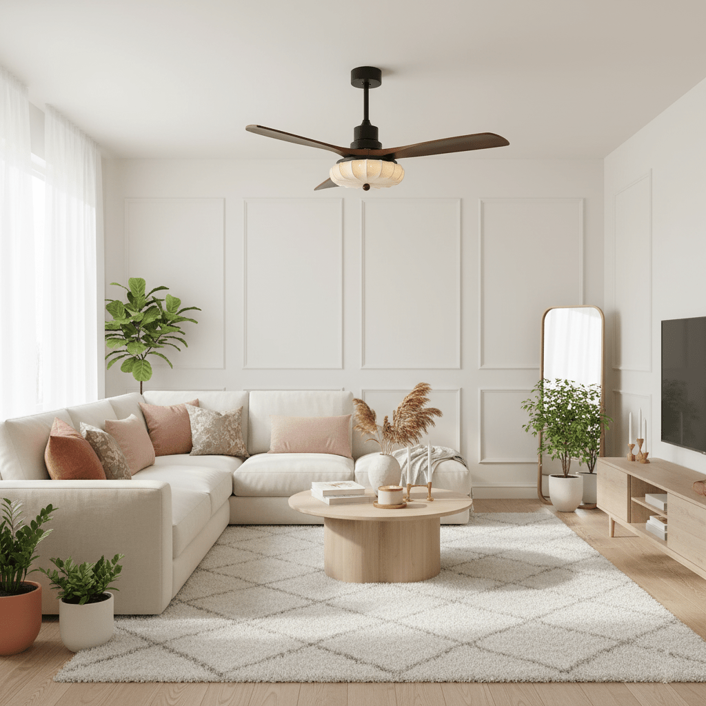 Lotus Bloom Ceiling Fan Light