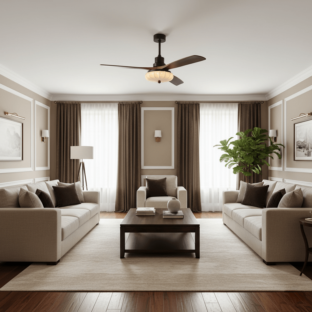 Lotus Bloom Ceiling Fan Light