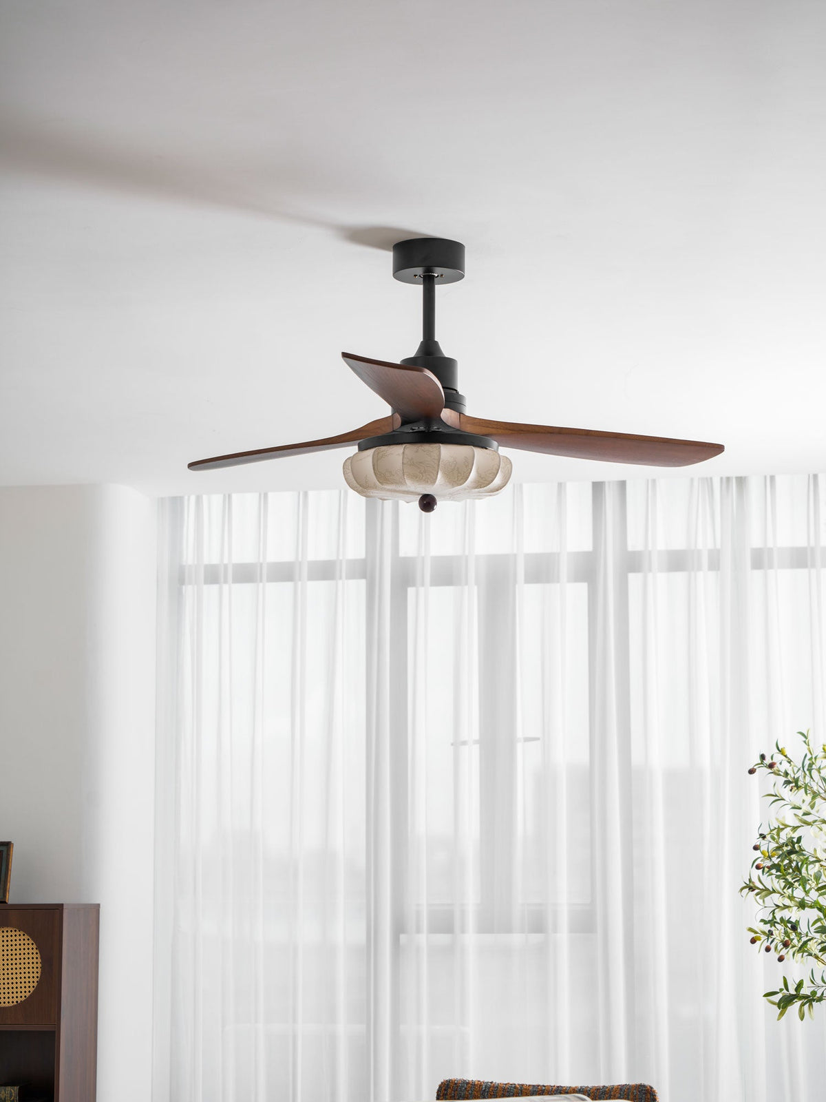 Lotus Bloom Ceiling Fan Light