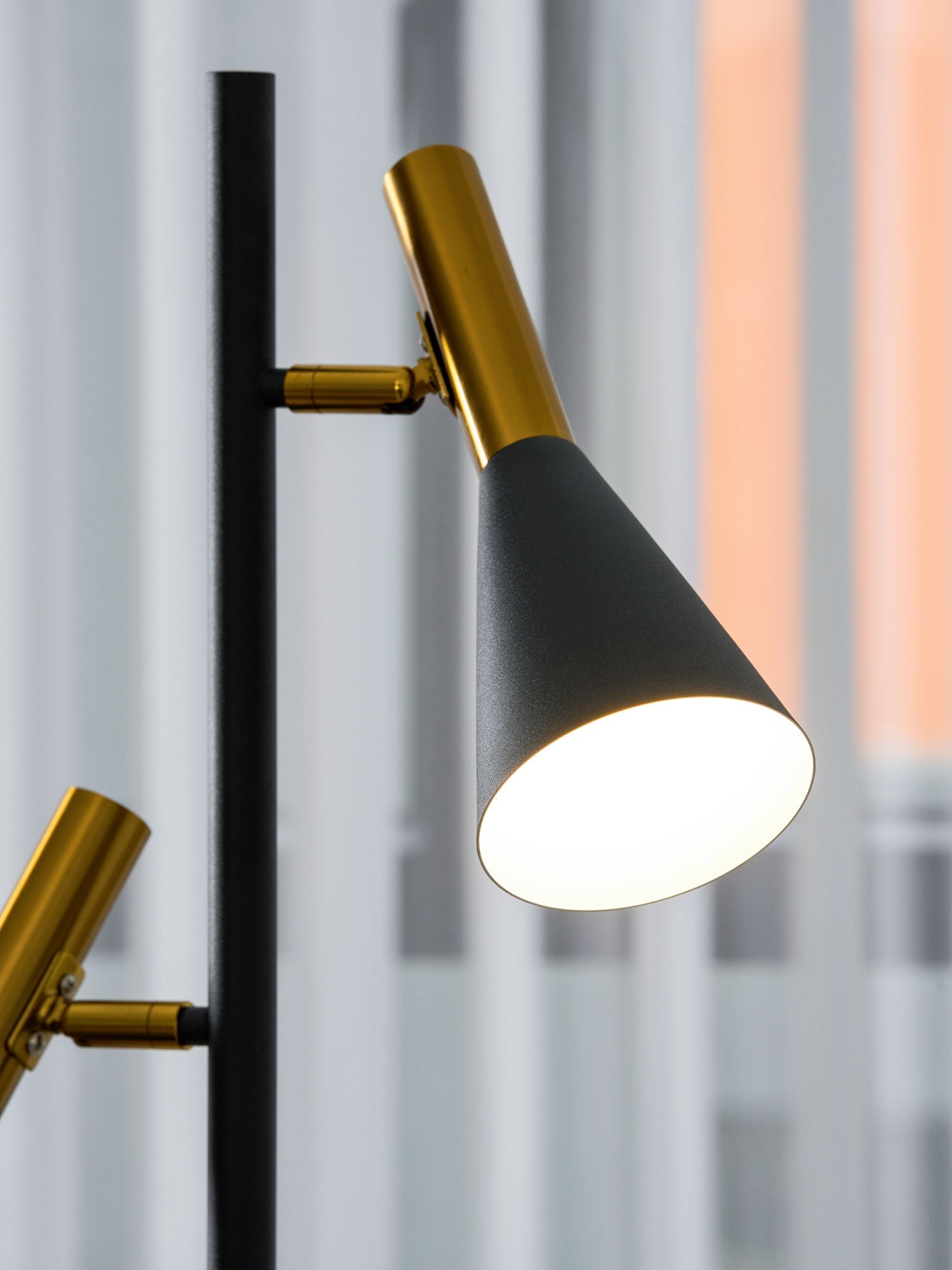 Lron Mouth Floor Lamp