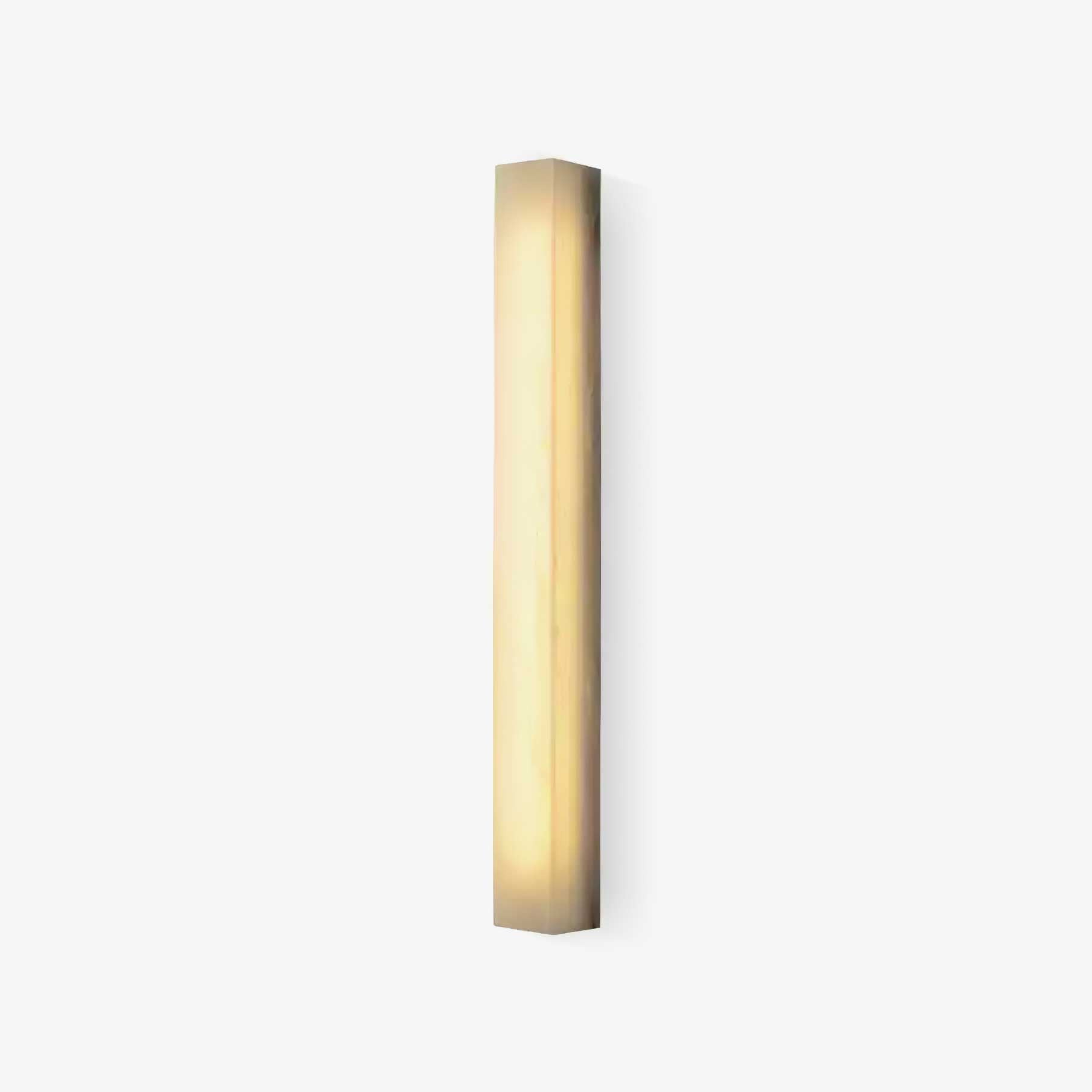 Lucent Pillar Alabaster Wall Light