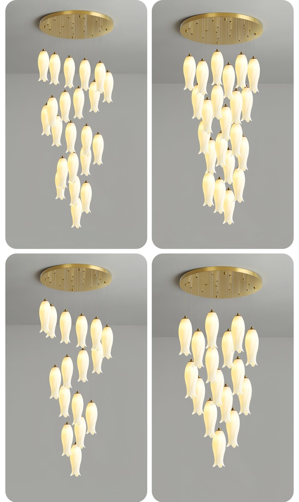 Luma Flora Stairs Chandelier