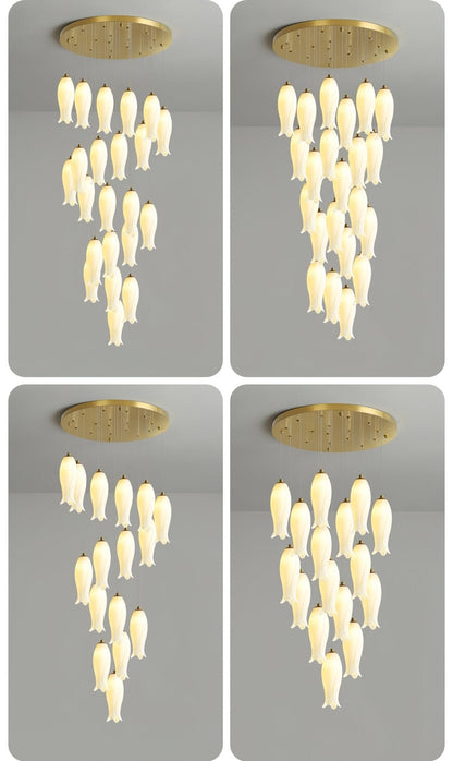 Luma Flora Stairs Chandelier