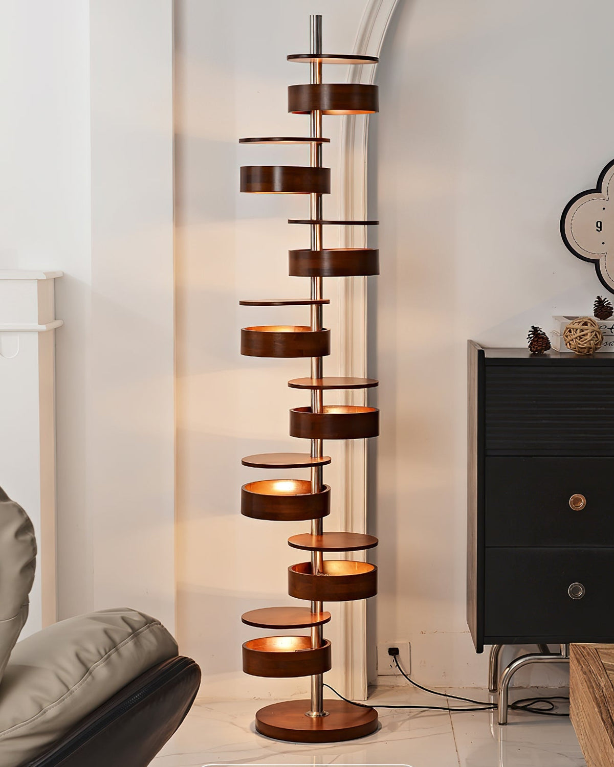 Luminis Wooden Floor Lamp