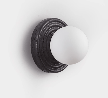 Lunara Travertine Wall Sconce